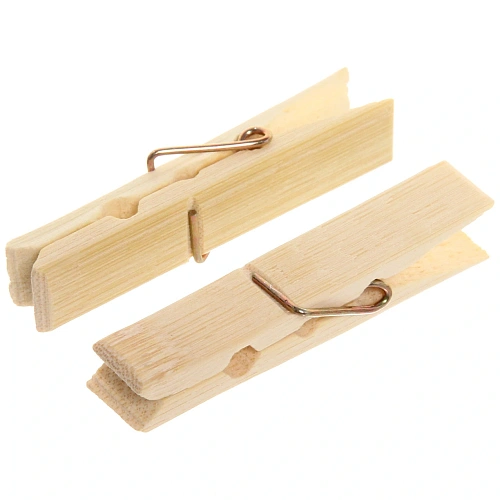 Прищепки бельевые Селфи бамбук (20шт) 6см_4