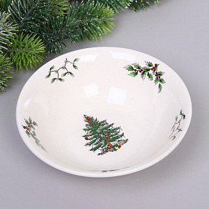 Салатник керамический "Ёлочка" 17,5*5,4см