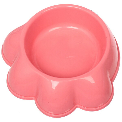 Миска пластиковая Лапка 165см цвет розовый_4