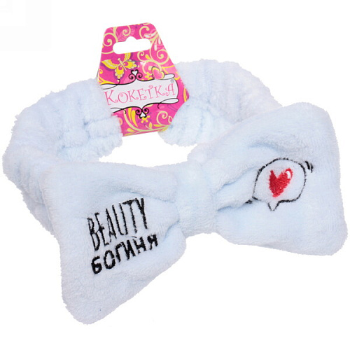 Повязка на голову Кокетка - Beauty Богиня, сердце в шарике, микс 4 цвета, 6,516см_13