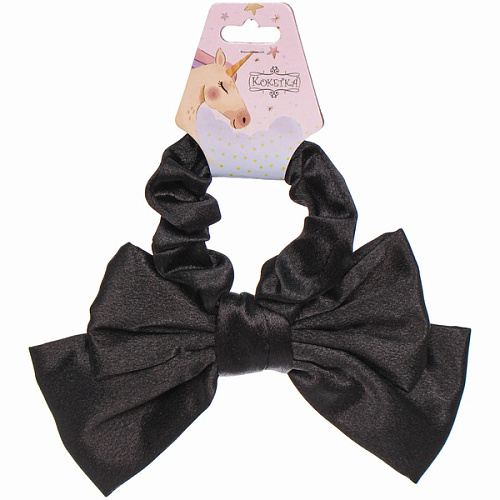 Резинка для волос ПЕРСЕЯ, классика, микс 6 цветов, d-8,5см (подвес Кокетка Единорог)_6