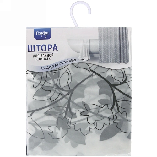 Штора для ванной 180х180 Селфи EVA Феникс_3