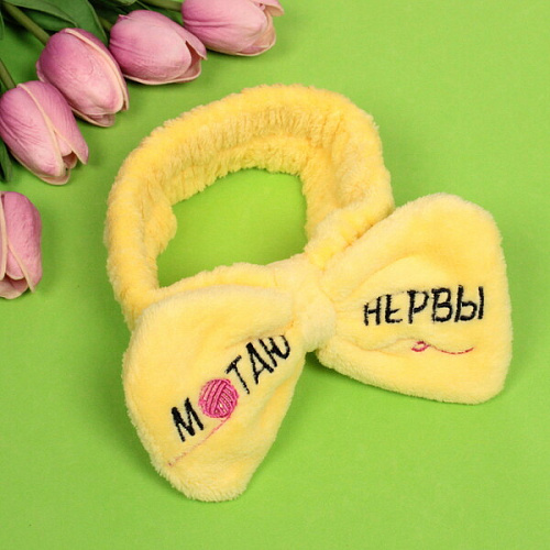 Повязка на голову New collection Vostok - Мотаю нервы, микс 6 цветов, 206см ( упаковка белый ZIP пакет )_4