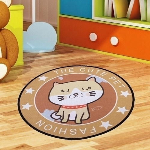 Коврик - лежанка для животных ЛАПУСИКИ, мистер Томас, цвет как на фото d-60см (лейбл)_4