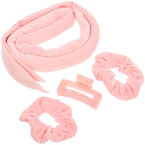 Бигуди лента для укладки волос безупречные локоны "Curling", цвет розовый , 4,5/160см 