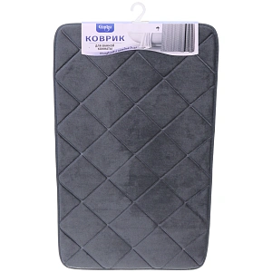Коврик для ванной 50*80 "Калипсо" серый
