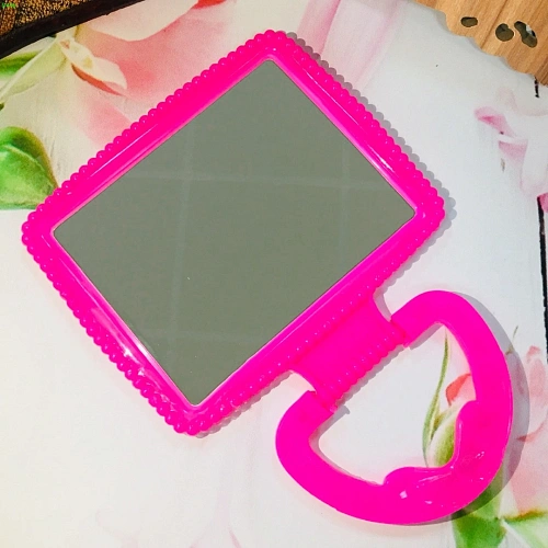 Зеркало настольное в пластиковой оправе Резная рамка прямоугольник, подвесное 1310,5см _13