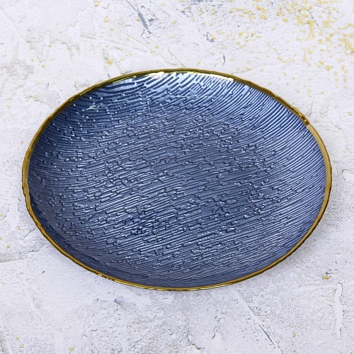 Тарелка 26см Лагуна сапфир_5