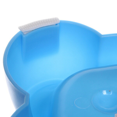 Миска пластиковая Доги 21,18,54,8см цвет голубой_4