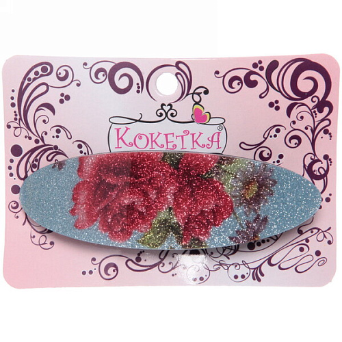 Заколка автомат Women's style - Эмма, 9,52,5см, микс 6 цветов_6