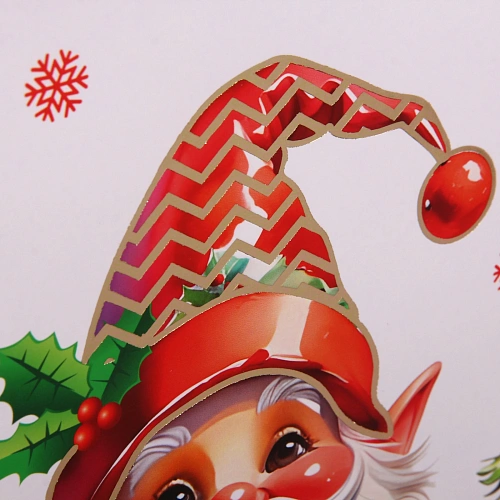 Пакет подарочный Новогодний гость 314012 см, микс_8