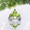 Елочная игрушка "Новогодняя дискотека" 8*8*13 см, зеленый