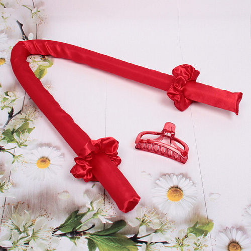 Бигуди для волос Curling- Гранатовый джем, 2285см (пакет с подвесом)_3