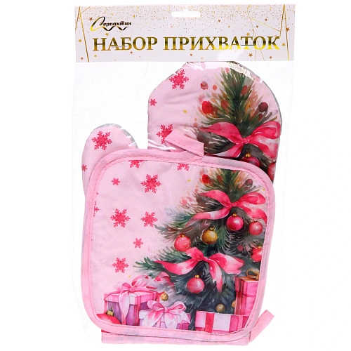 Прихватка в наборе с прихваткой-варежкой Fairytale - Ёлочка 2617 см, 1717 см_7