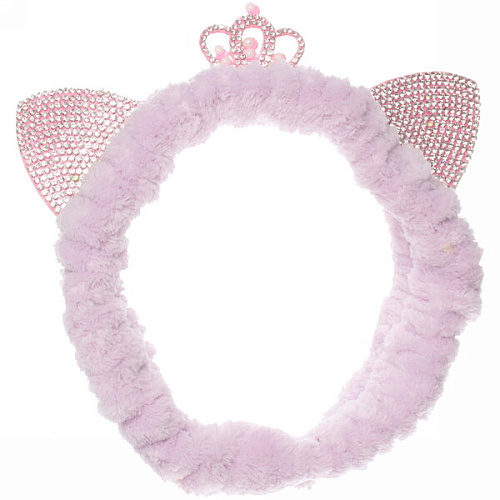 Повязка на голову Beauty Mapafet- Принцесса, 6 цветов (розов, серый, фуксия, желт, голуб, сиренев), 205,5 см_11