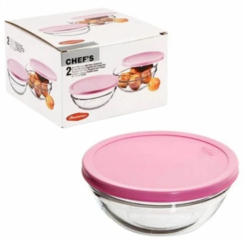 Набор салатников стеклянных салатников 2шт 17см "Шеф С" 53563BD2