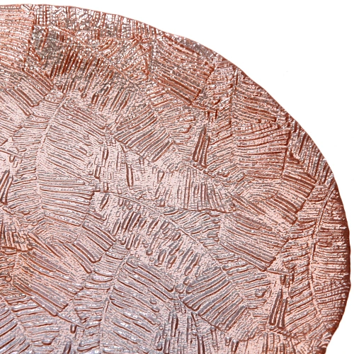 Тарелка 32см Ривьерарозовое золото_3