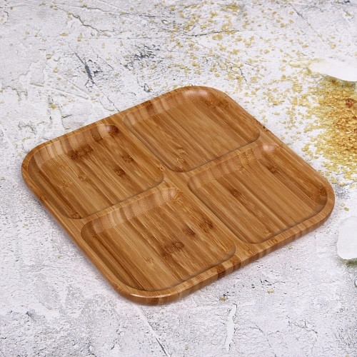 Менажница бамбуковая SHEF 2525см 4секции_3