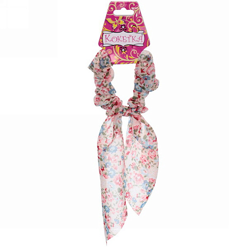 Резинка для волос Harizma - Alina, микс 3 цвета, d-8см, длина ленты 18см_4