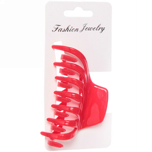 Заколка-краб для волос на блистере Diana Collection - Mila, микс 6 цветов, 8см _13