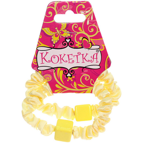 Резинки для волос 2шт Мята, кубики, микс 5 цветов, d-5см (Кокетка)_4