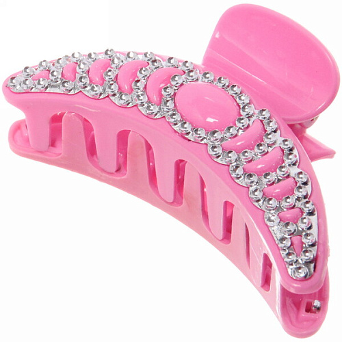 Заколка-краб для волос на блистере Emily Collection - Lily, микс 6 цветов, 7,5см _17