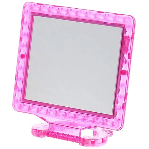 Зеркало настольное в пластиковой оправе Классика - Ромбы прямоугольник, подвесное 13,511см_7