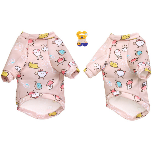 Кофта - толстовка для мелких пород собак "BRO Style", принт птички, р XL 