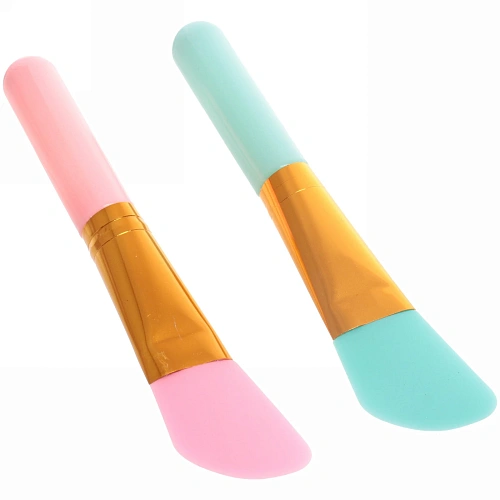 Кисть силиконовая для нанесения маски Beauty, лопатка, микс 2 цвета, 14 3см_3