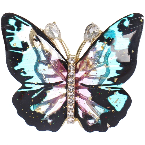 Брошь KLEVER KS, Бабочка, цвет как на фото, 4см (символ Возрождения)_2