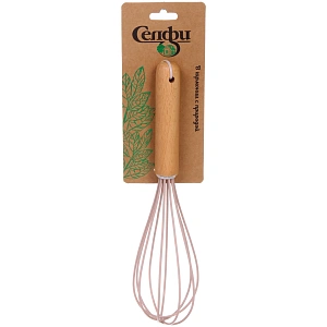 Венчик силиконовый "CooKstyle" розовый 24*6см