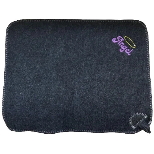 Коврик банный с вышивкой "Angel", цвет серый. без упаковки