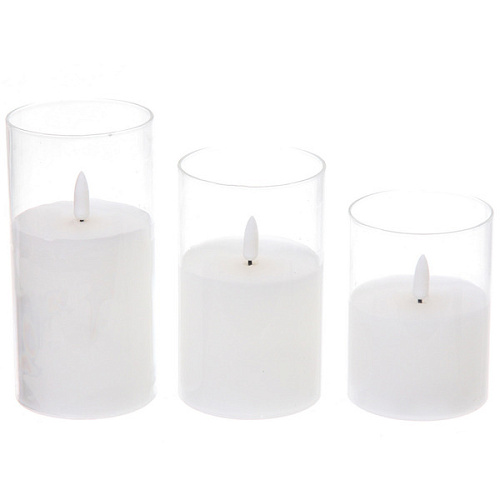 Сувенир с подсветкой Свеча - Тайна 7,71012,515 см (набор 3 шт) с пультом ду_4