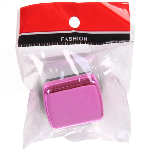 Точилка косметическая с крышкой в пакете, глянцевая, цвет микс, 3,53см_10