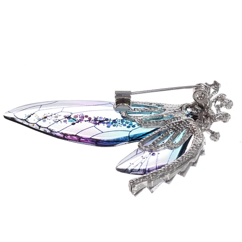 Брошь KLEVER KS, Стрекоза, цвет как на фото, 65см (символ Перерождения)_5