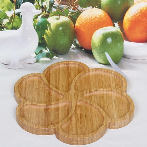 Менажница бамбуковая SHEF 24,5см 6секций_4