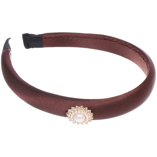 Ободок для волос МАРЦИПАН, эдем, ширина 2см, микс 6 цветов ( в пакете с подвесом)_5