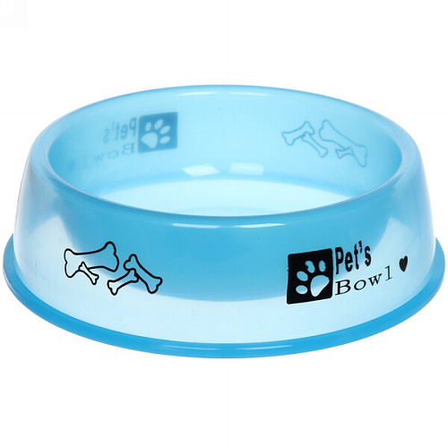 Миска пластиковая Паппи 216см цвет голубой_4