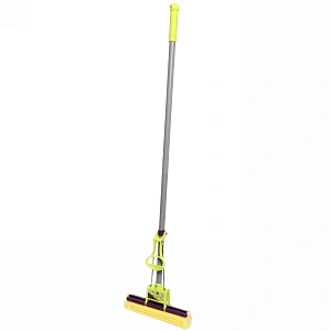 Швабра Селфи с губкой ПВА металлическая ручка 110 см(отжим один ролик) 207