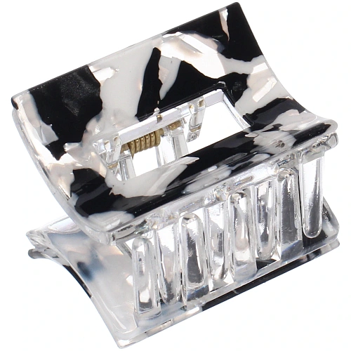 Заколка - краб для волос AKS-EMPIRE, квадрат, цвет микс 6 цветов, 3,62,7см_8