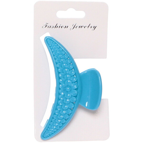 Заколка-краб для волос на блистере Diana Collection - Lana, микс 6 цветов, 75см _5