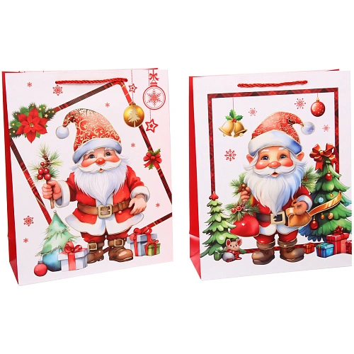 Пакет подарочный Новогодний гость 263210 см, микс_4