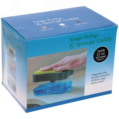 Подставка под губку с дозатором Лофт 14х9х10,5_6