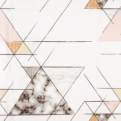 Штора для ванной 180х180 Селфи EVA Геометрия_5