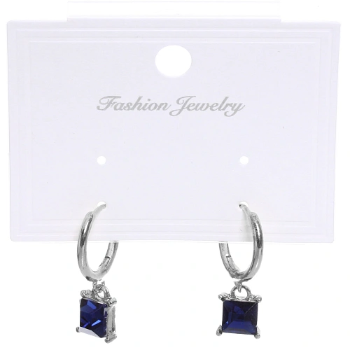 Серьги из гиппоалергенного сплава ЛАТТИ, монтана, цвет серебро и золото, 2,5см_6