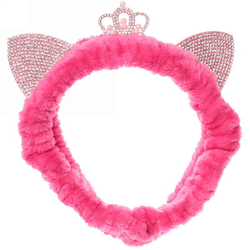 Повязка на голову Beauty Mapafet- Принцесса, 6 цветов (розов, серый, фуксия, желт, голуб, сиренев), 205,5 см_4