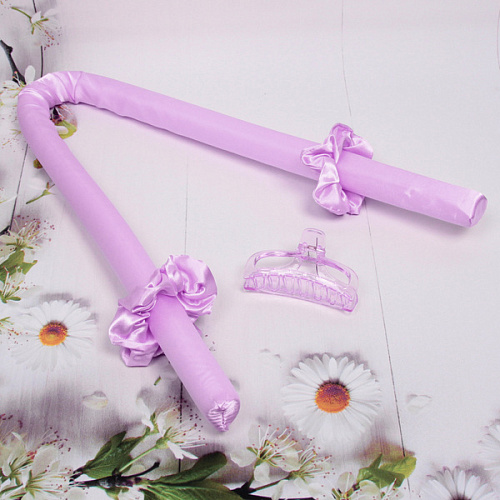 Бигуди для волос Curling - Лавандовый раф , 2285см _3