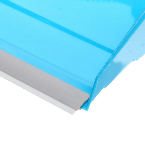 Набор для уборки, щетка для пола с совком синий_12