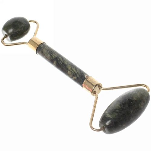 Набор косметический Beauty Bar, Gua sha и щетка для умывания, цвет зеленый,16,516,5см_7