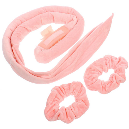 Бигуди лента для укладки волос безупречные локоны Curling, цвет розовый , 3,5151см _5